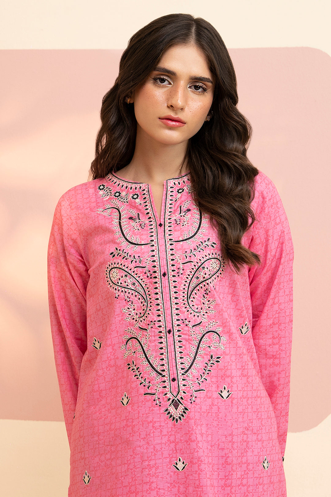 Embroidered Kurta Trouser - 1771