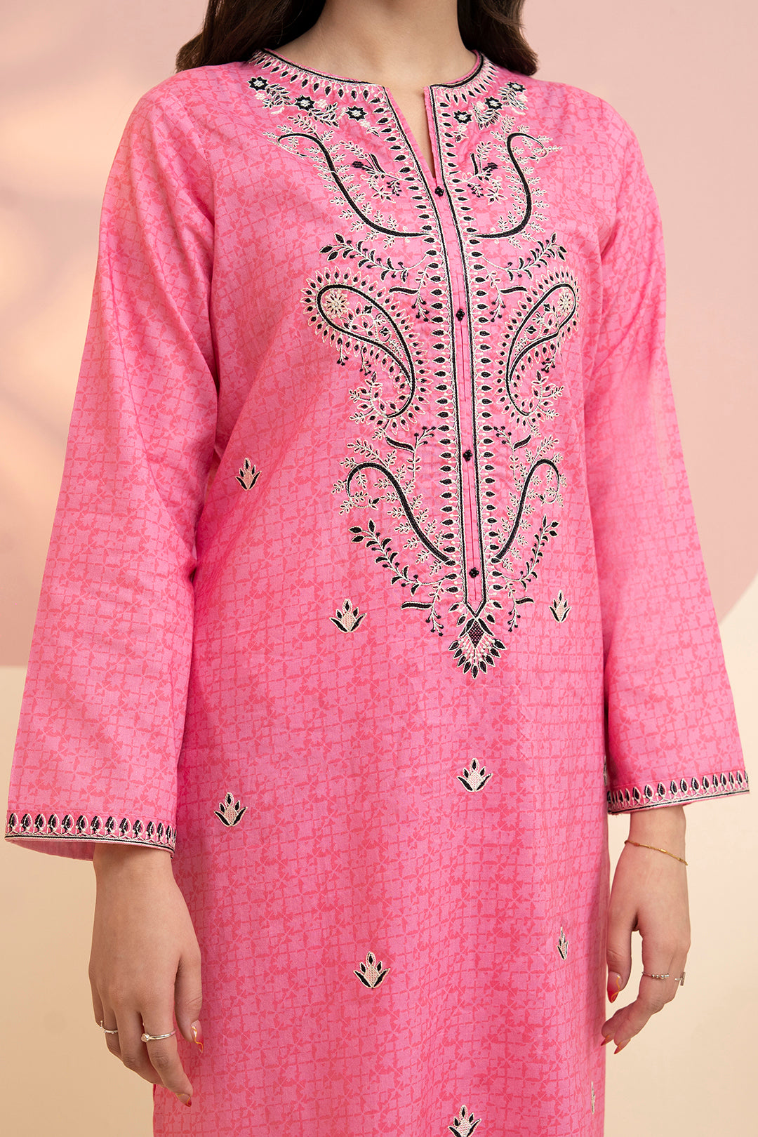 Embroidered Kurta Trouser - 1771