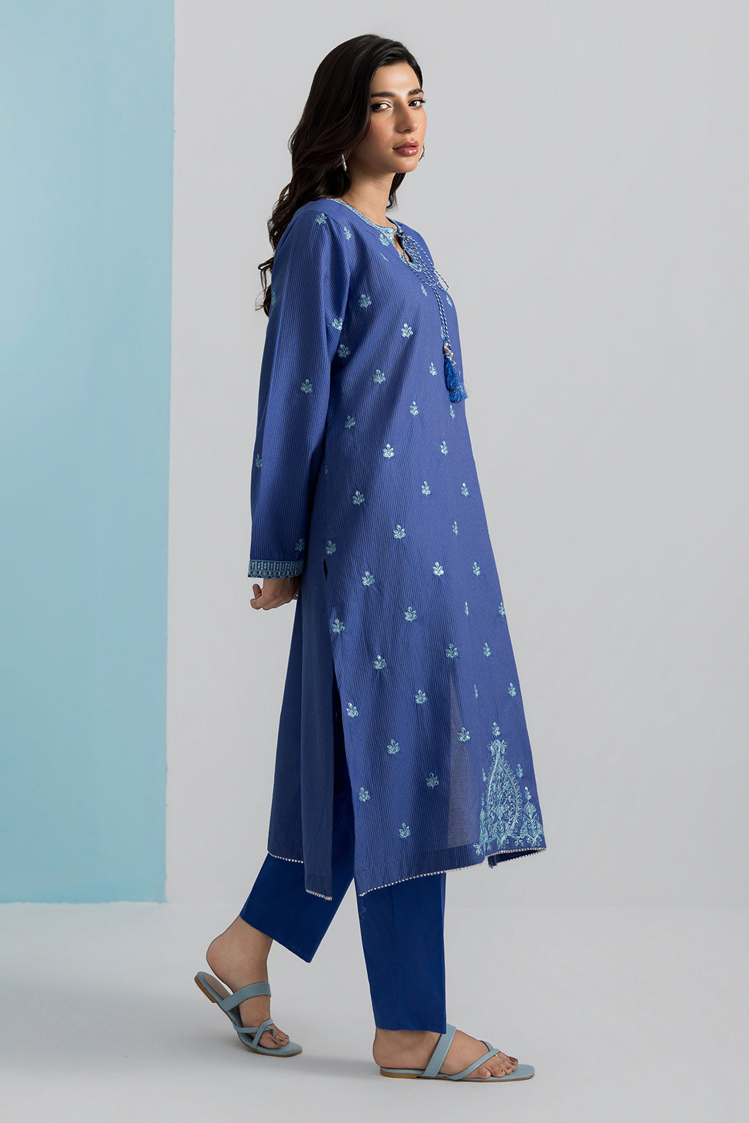Embroidered Kurta Trouser - 1772
