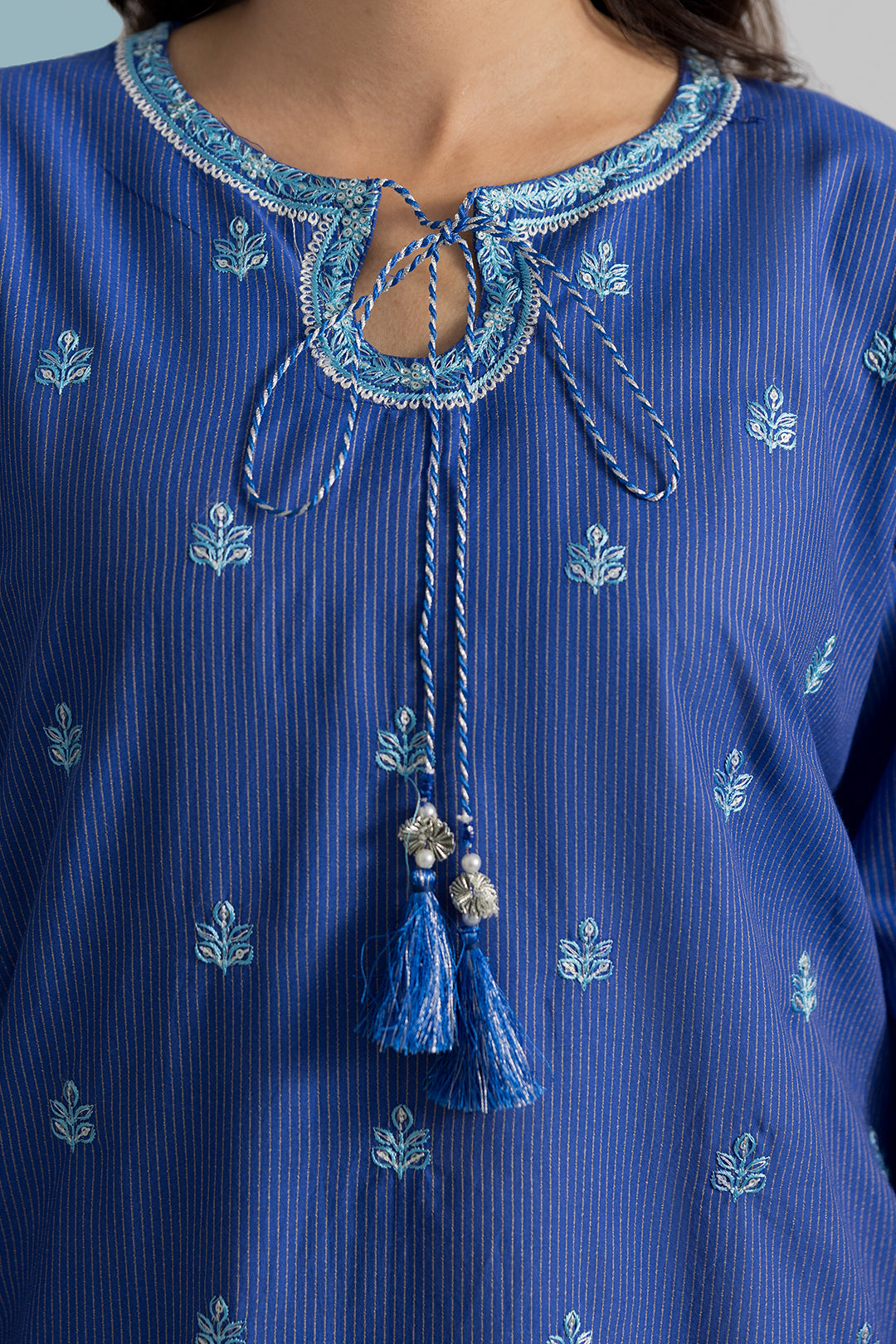 Embroidered Kurta Trouser - 1772