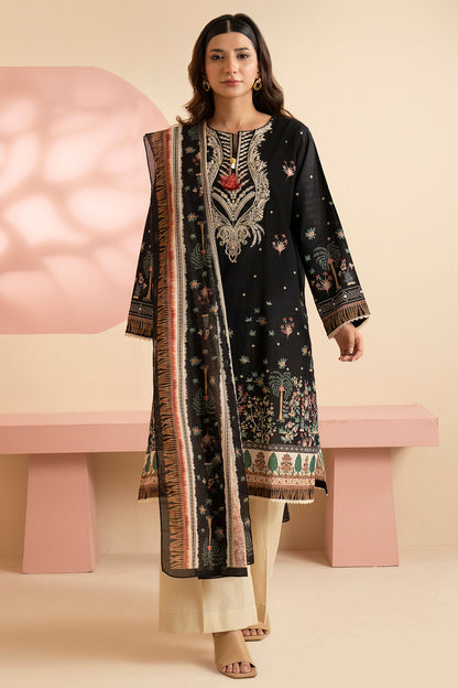 Embroidered Kurta Dupatta - 1808