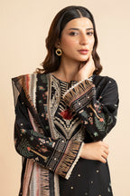 Embroidered Kurta Dupatta - 1808