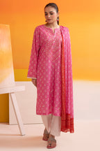 Embroidered Kurta Dupatta - 1809