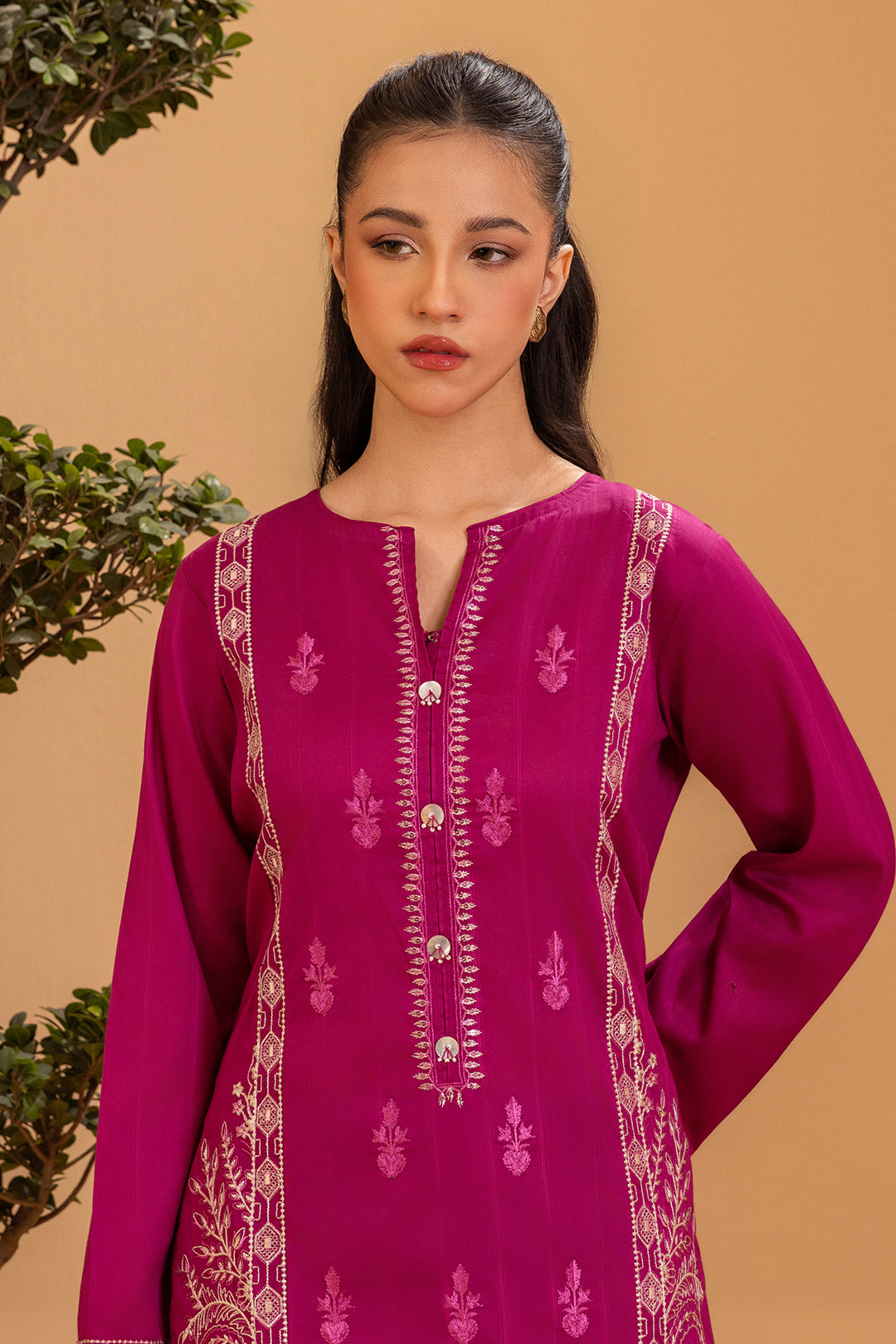 Embroidered Kurta Trouser - 1820