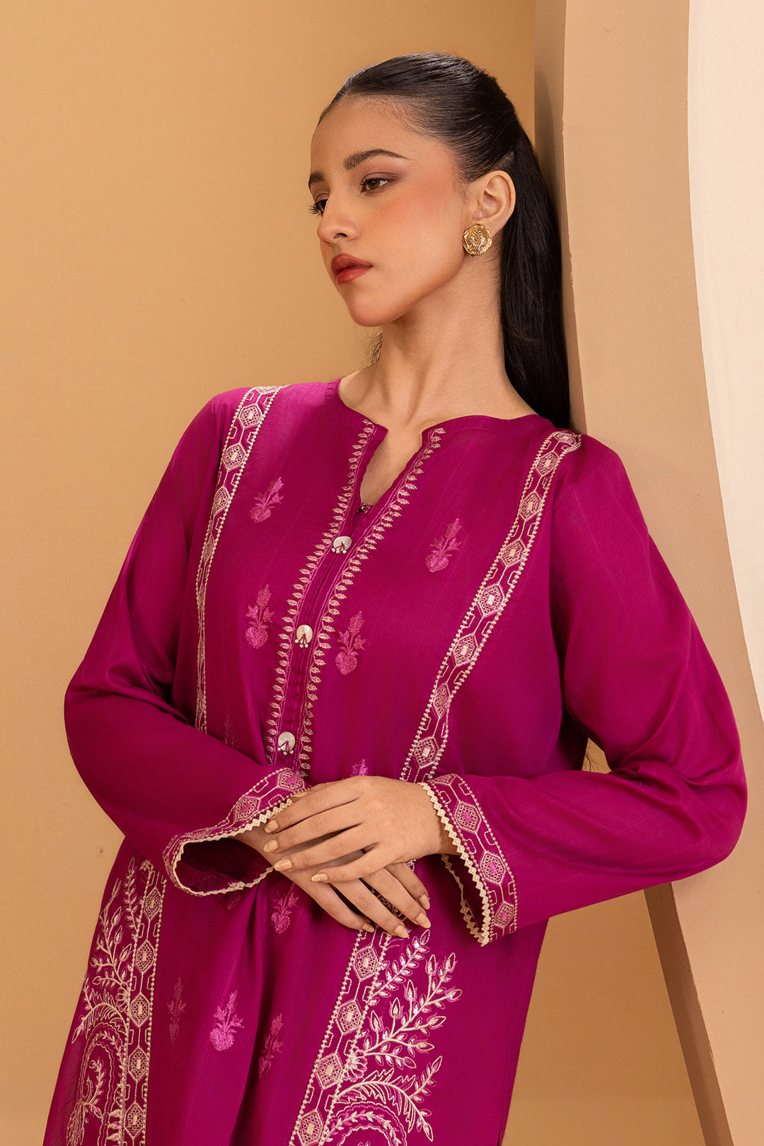 Embroidered Kurta Trouser - 1820