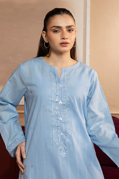 Embroidered Kurta Trouser - 1821