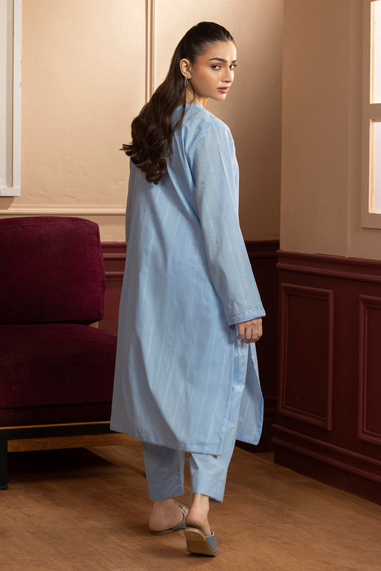 Embroidered Kurta Trouser - 1821