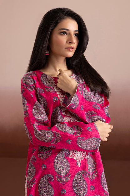 Embroidered Kurta Trouser - 1822