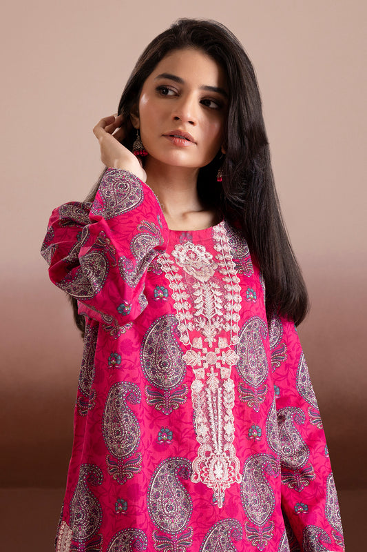 Embroidered Kurta Trouser - 1822