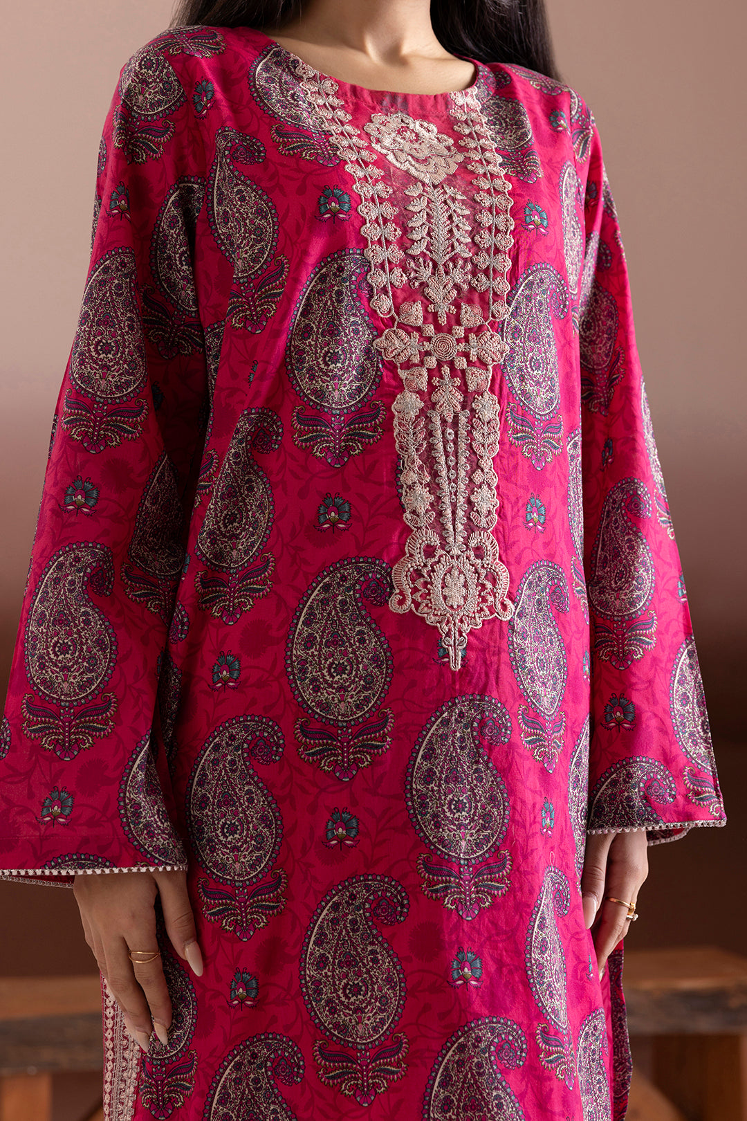Embroidered Kurta Trouser - 1822