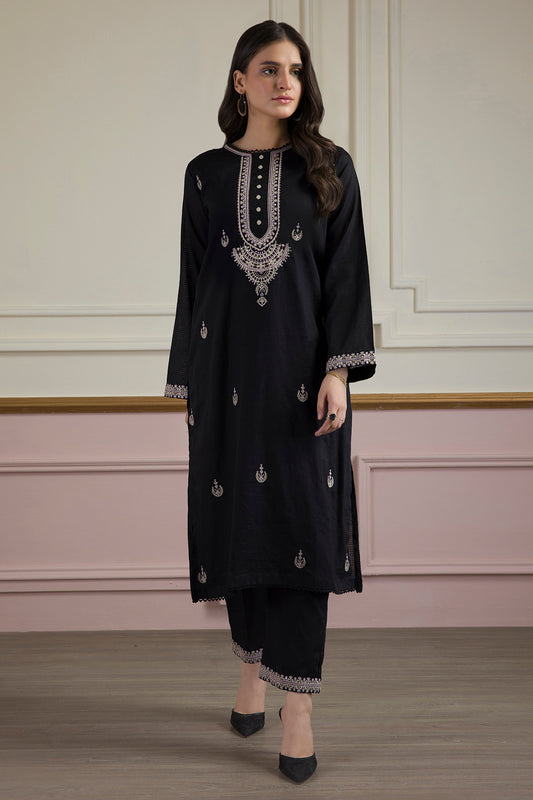 Embroidered Kurta Trouser - 1823