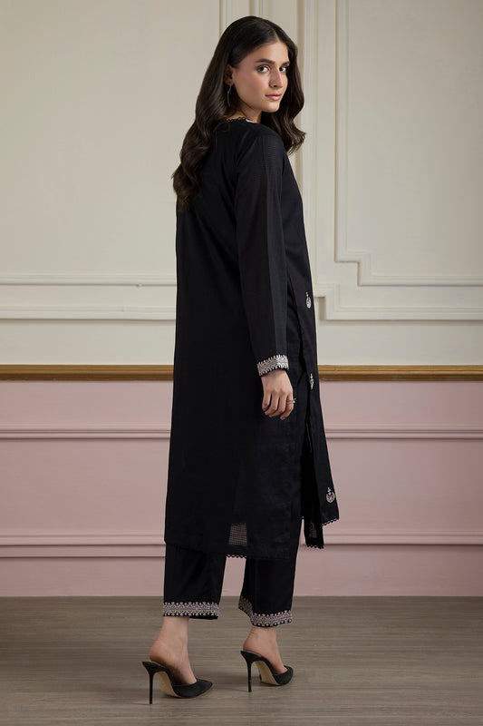 Embroidered Kurta Trouser - 1823