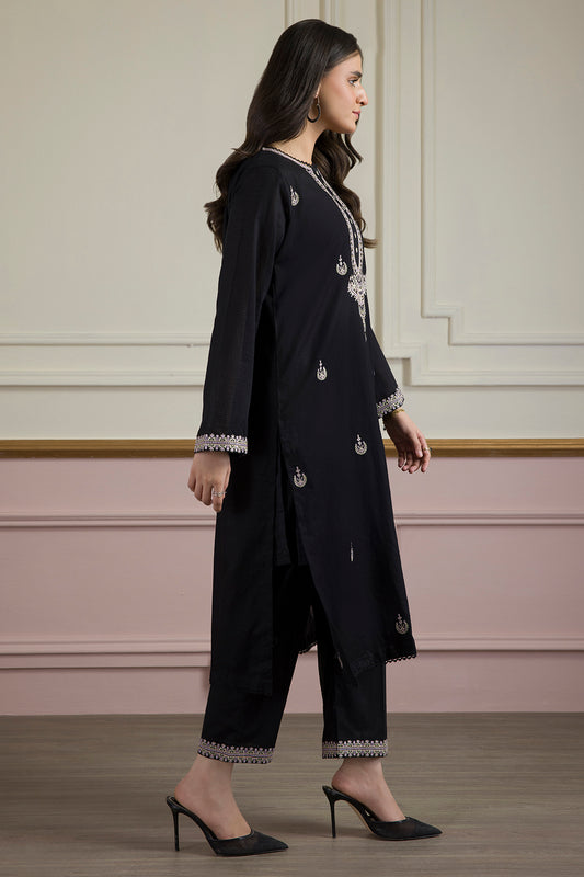 Embroidered Kurta Trouser - 1823