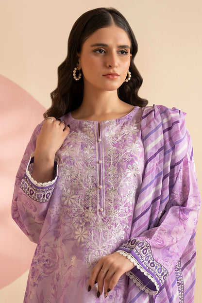 Embroidered Kurta Dupatta - 1850
