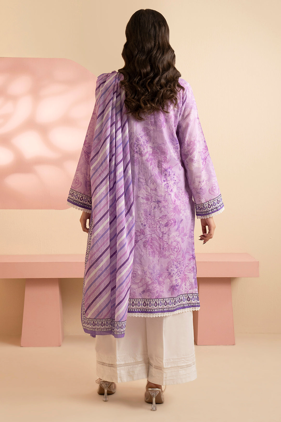 Embroidered Kurta Dupatta - 1850