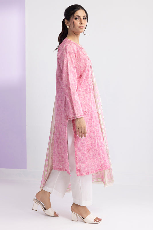 Embroidered Kurta Dupatta - 1851