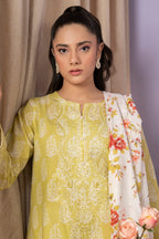 Embroidered Kurta Dupatta - 1903