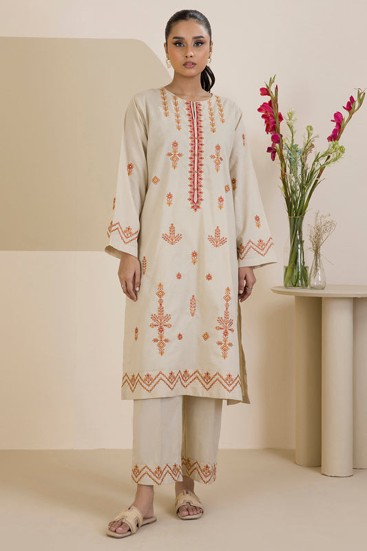 Embroidered Kurta Trouser - 1917