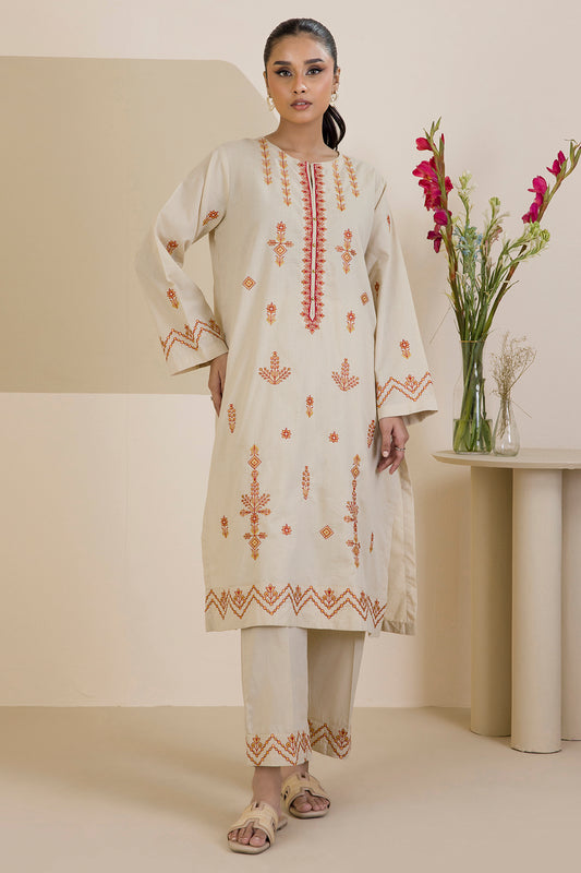 Embroidered Kurta Trouser - 1917