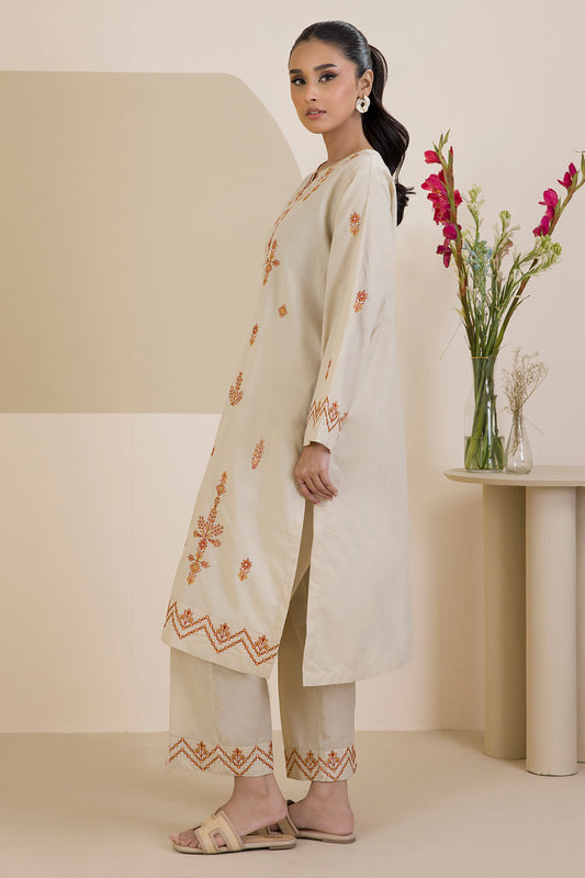 Embroidered Kurta Trouser - 1917