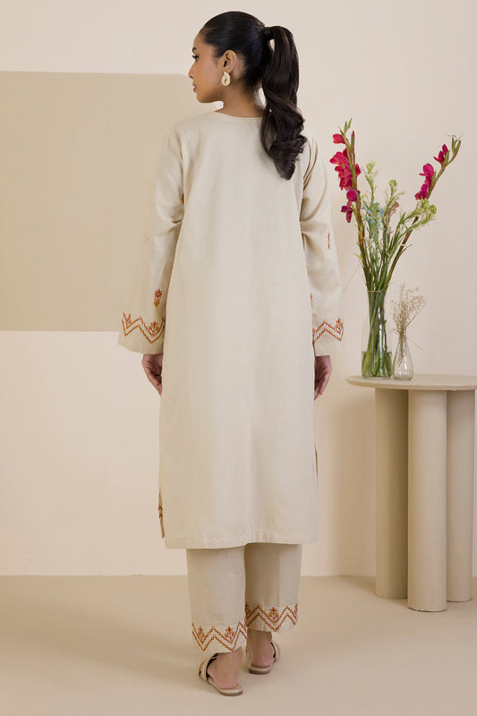 Embroidered Kurta Trouser - 1917