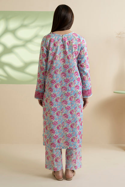 Embroidered Kurta Trouser - 1918