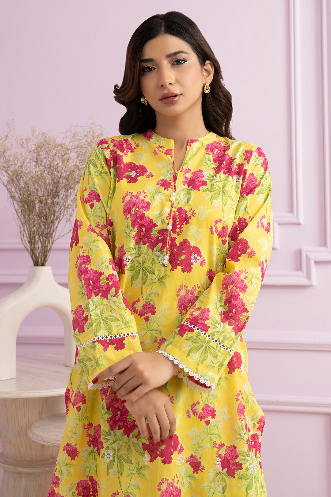 Embroidered Kurta Trouser - 1922
