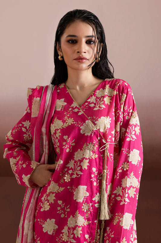 Embroidered Kurta Dupatta - 1969