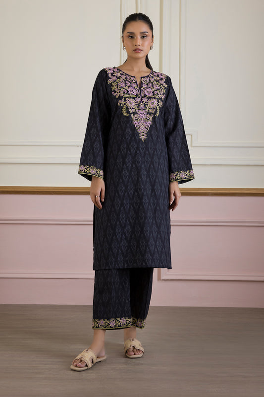 Embroidered Kurta Trouser - 1978