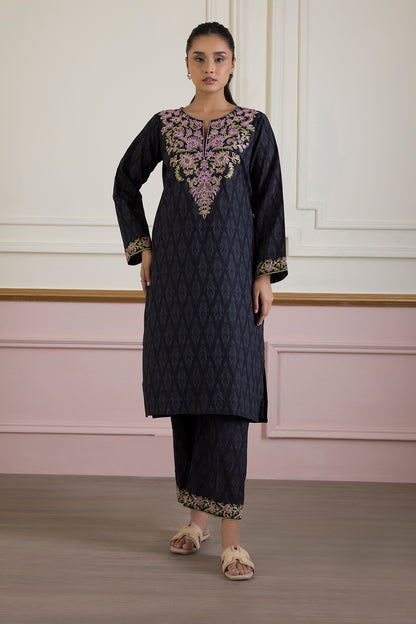 Embroidered Kurta Trouser - 1978