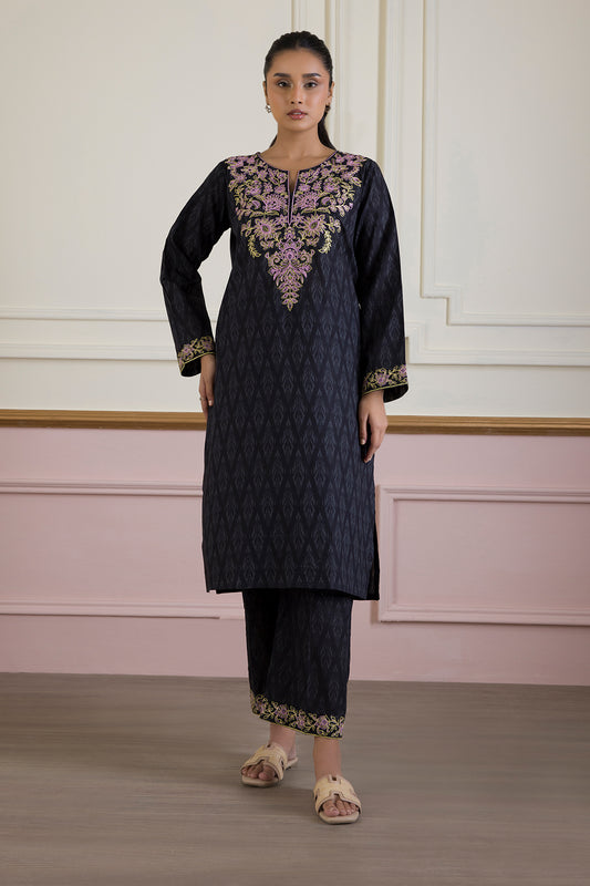 Embroidered Kurta Trouser - 1978