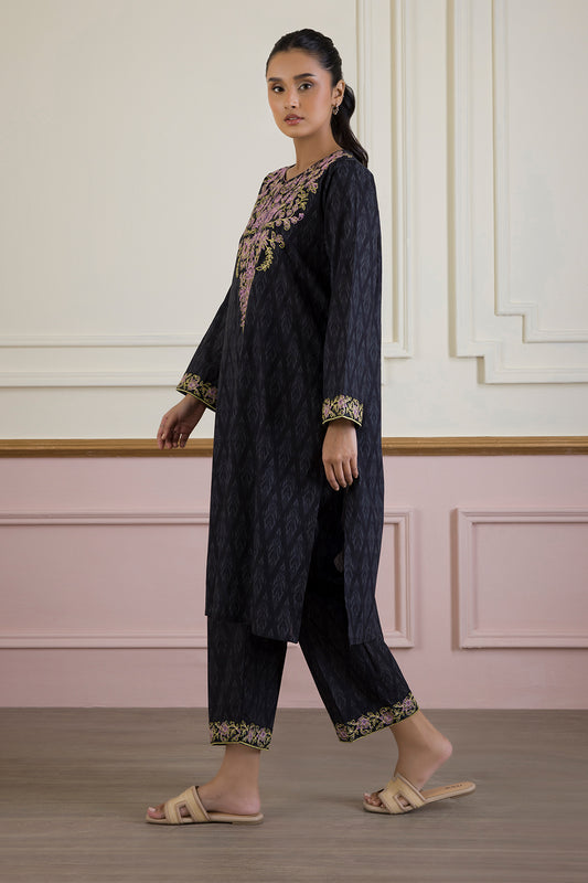 Embroidered Kurta Trouser - 1978