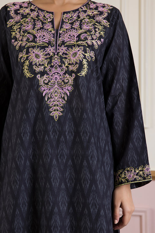 Embroidered Kurta Trouser - 1978