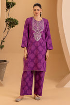 Embroidered Kurta Trouser - 1979