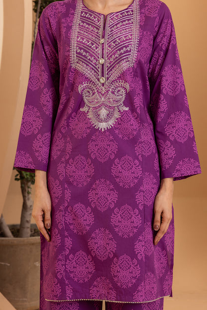Embroidered Kurta Trouser - 1979