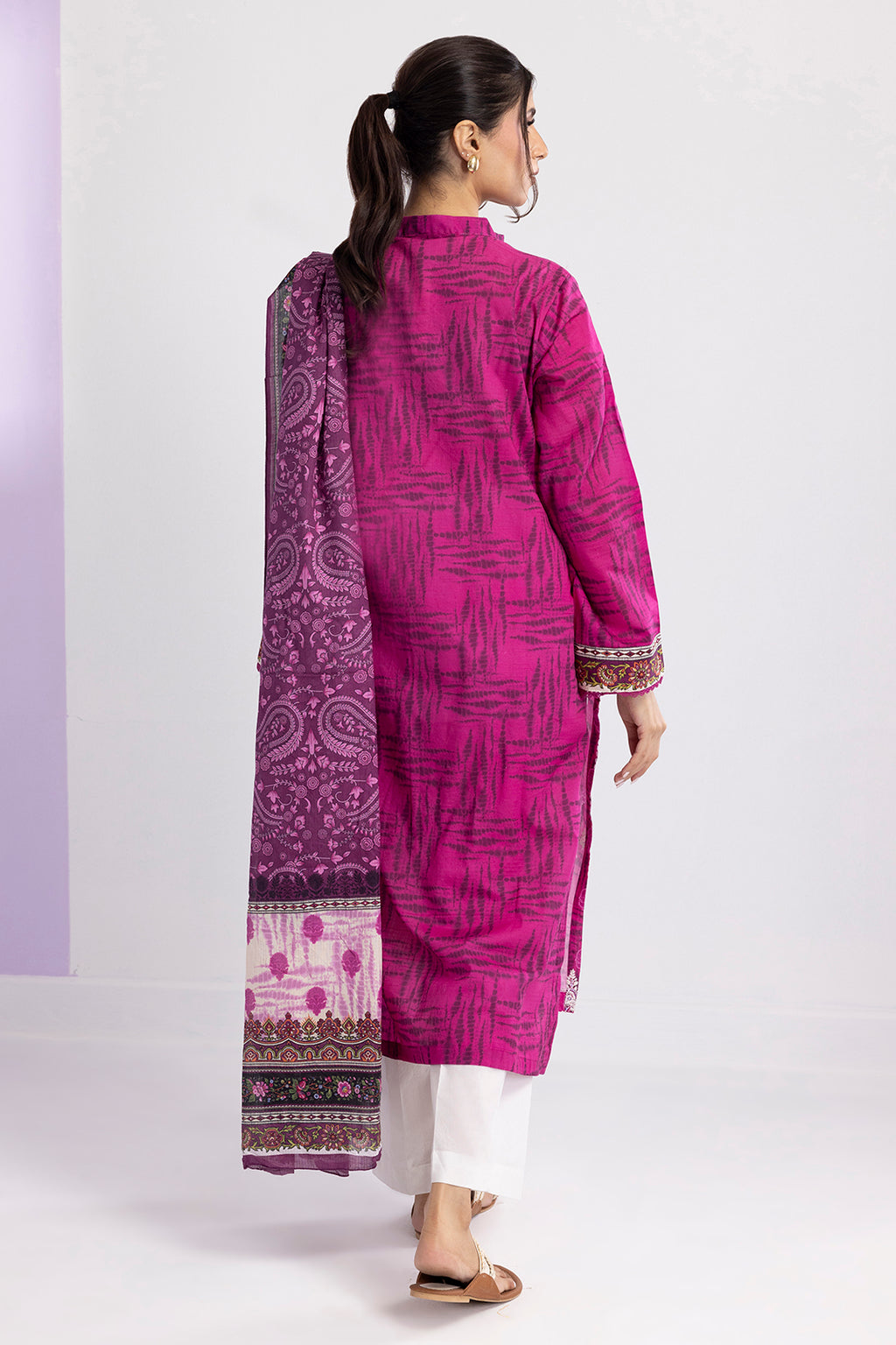 Embroidered Kurta Dupatta - 2007