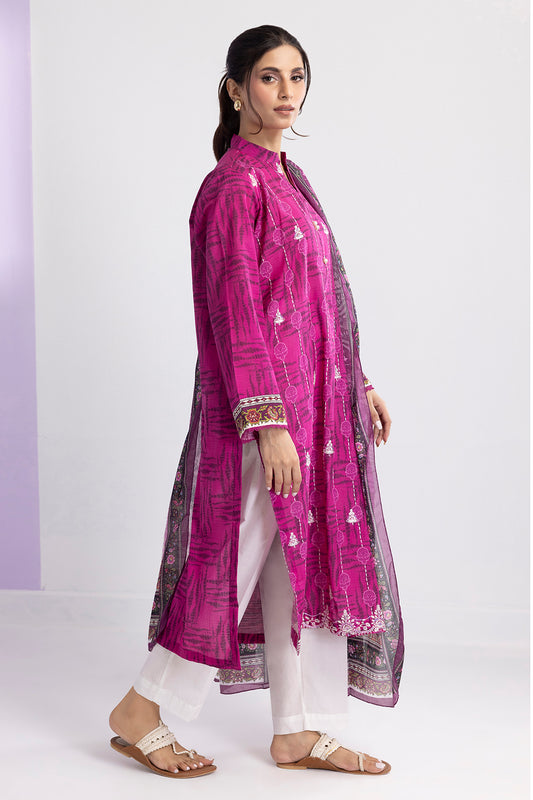 Embroidered Kurta Dupatta - 2007