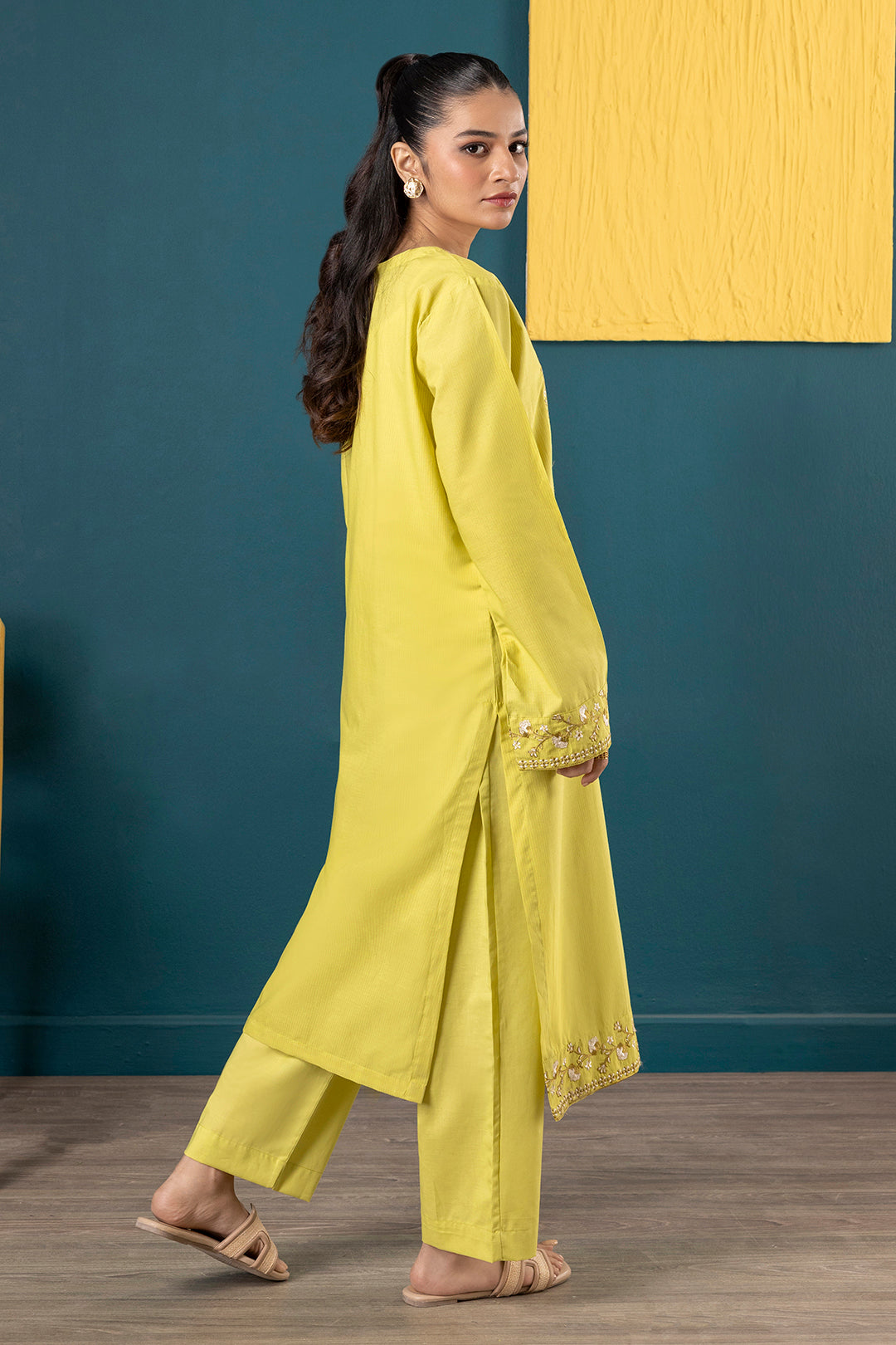 Embroidered Kurta Trouser - 2014