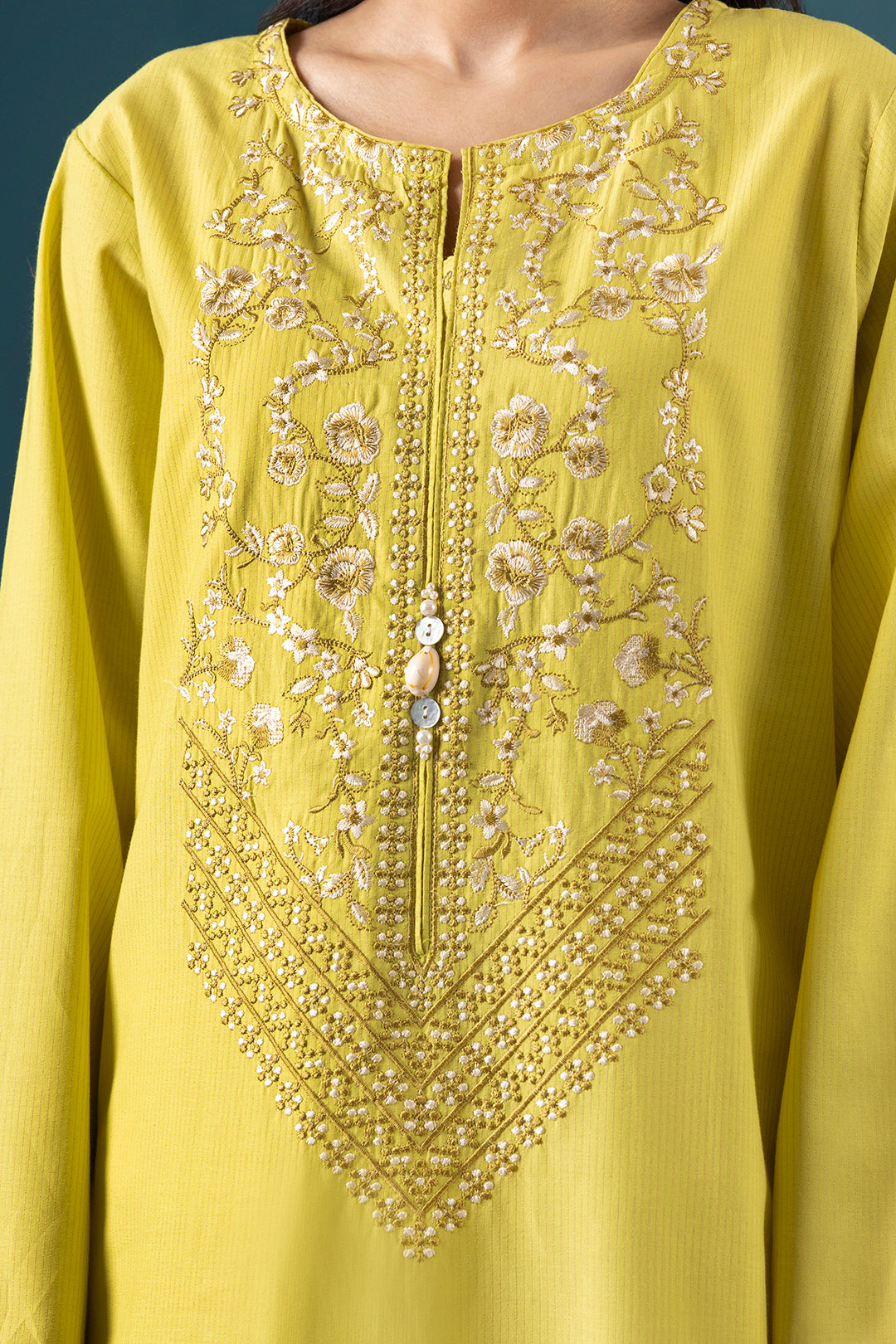 Embroidered Kurta Trouser - 2014