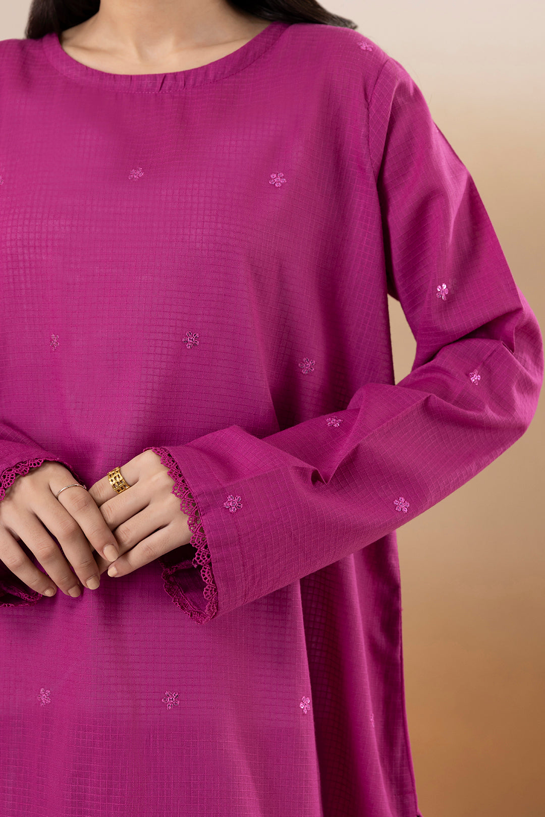 Embroidered Kurta Trouser - 2015