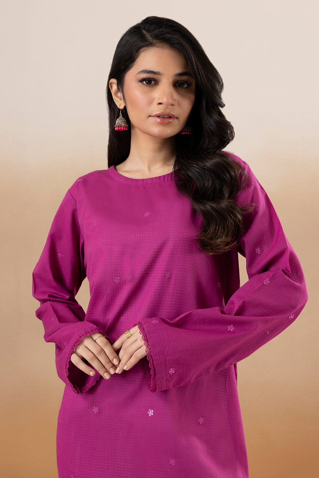 Embroidered Kurta Trouser - 2015