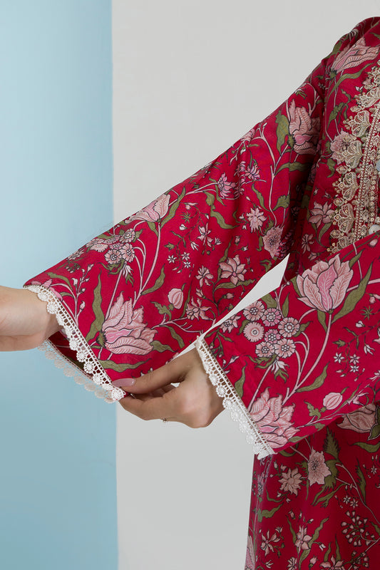 Embroidered Kurta Dupatta - 2041