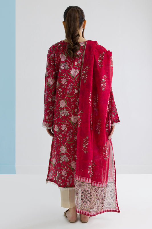 Embroidered Kurta Dupatta - 2041
