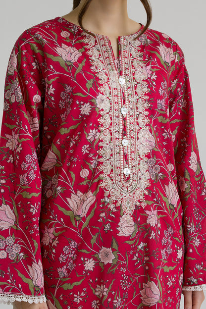 Embroidered Kurta Dupatta - 2041