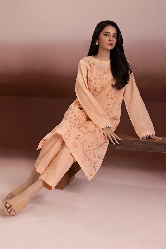 Embroidered Kurta Trouser - 2049