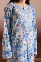 Embroidered Kurta Trouser - 2051