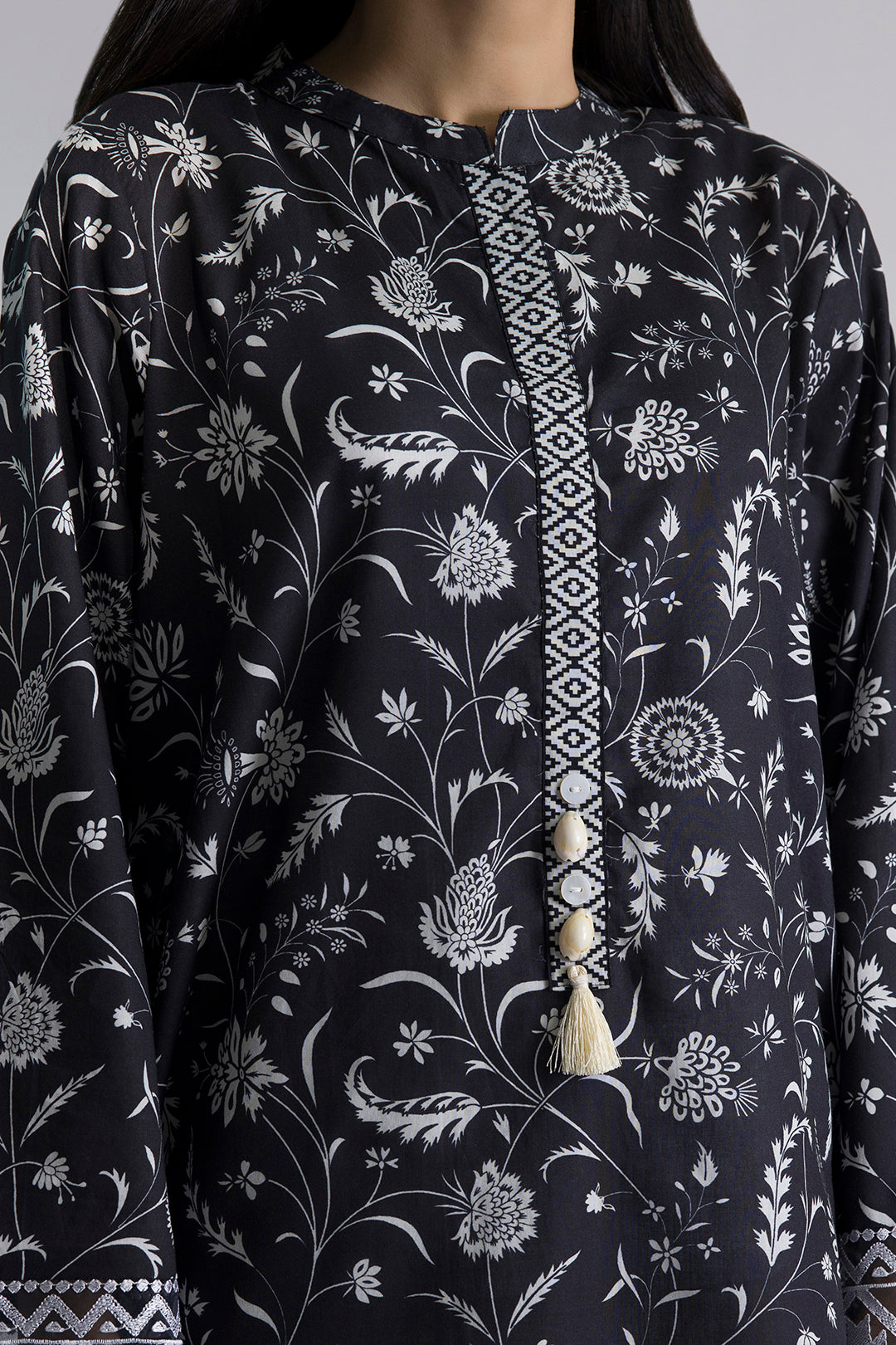 Embroidered Kurta Dupatta - 2173
