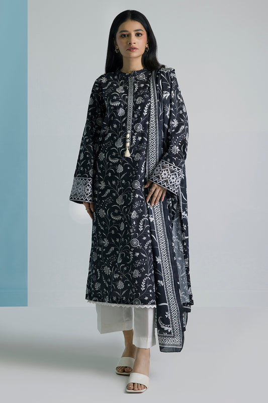 Embroidered Kurta Dupatta - 2173