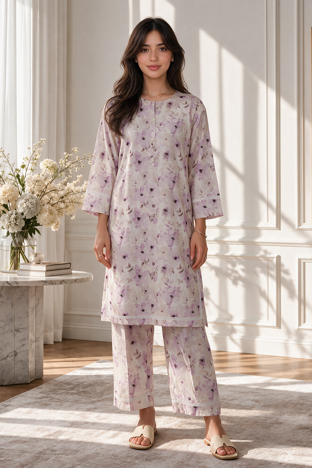 Kurta Trouser - 2176