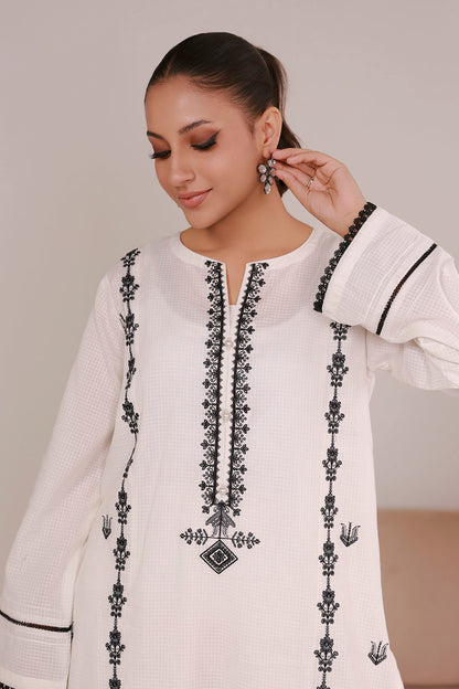 Embroidered Kurta Trouser - 2183